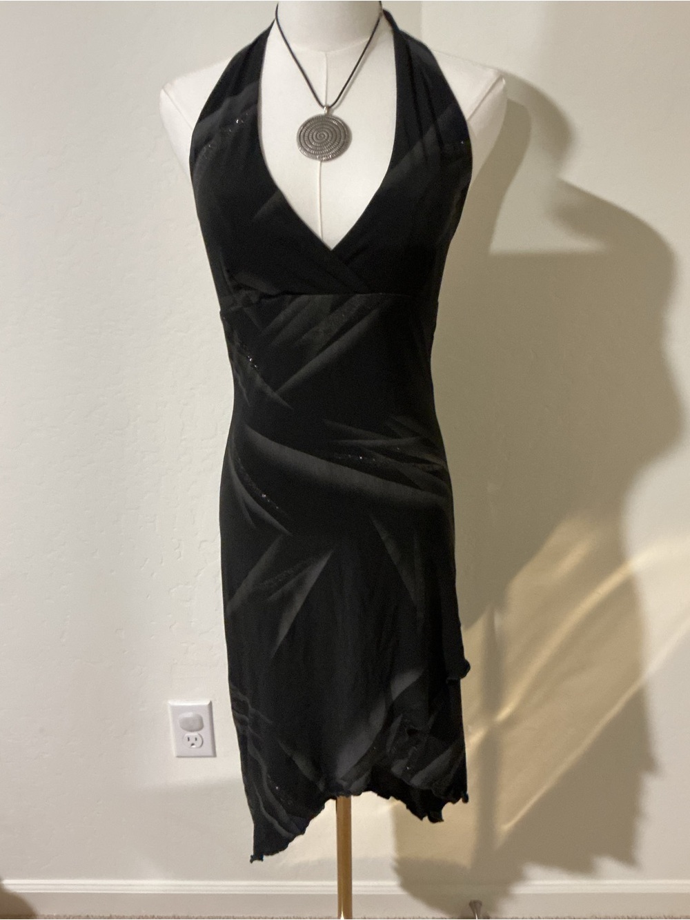 Opera Clothing Black halter neck dress